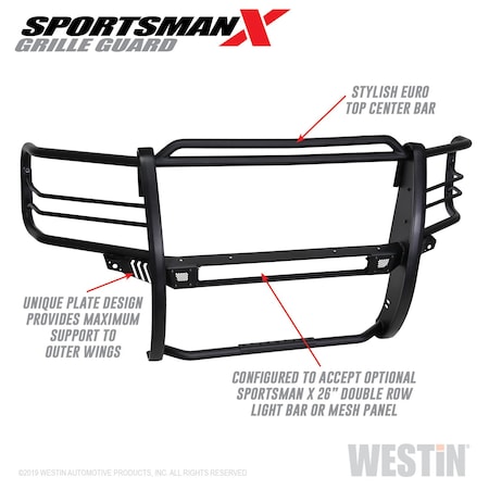 Westin Sportsman X Grille Guard 40-33875